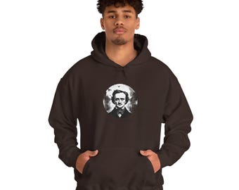 Edgar Allan Poe Hoodie: Literary Sweatshirt, Fall Fashion