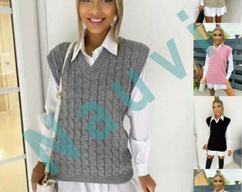 ladies sleeveless jumpers