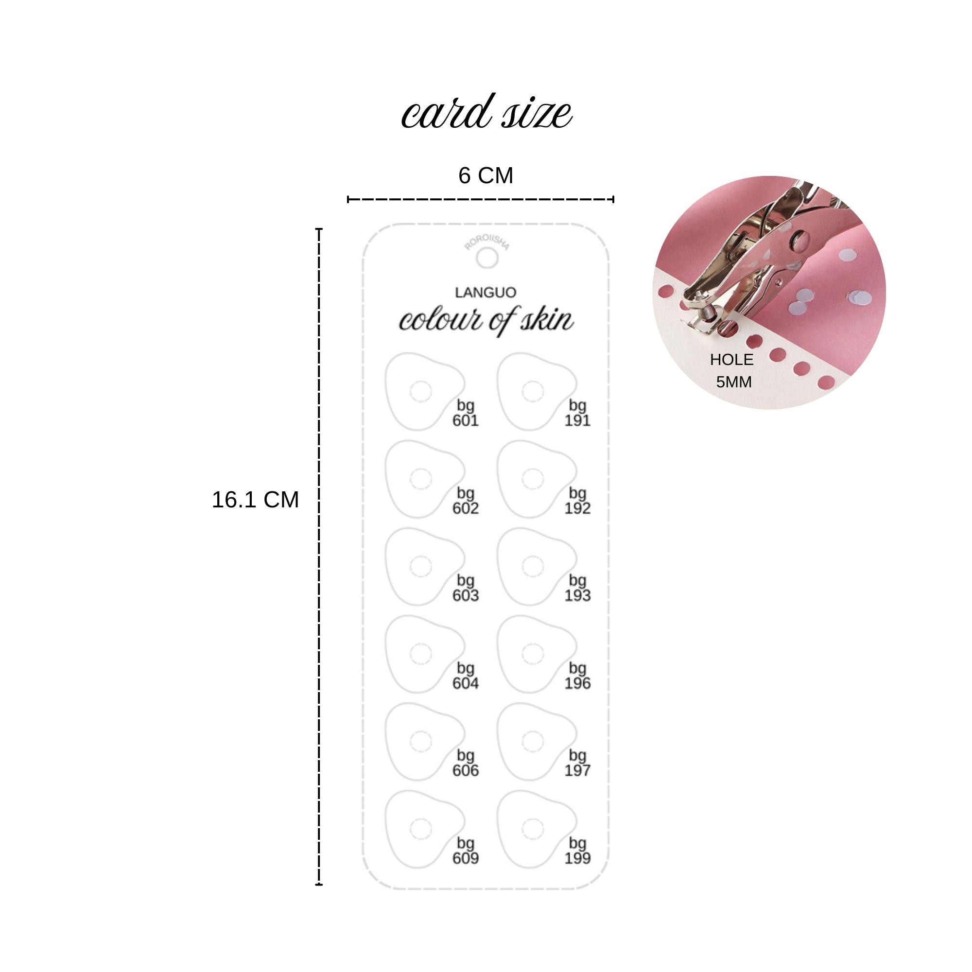 Languo X Qimiart 216 Colors Gel Pens Swatch Template 144 Acrylic