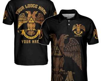 輸入雑貨 Mason Scottish Rite Long Sleeve Shirt Masonic 32nd Degree 71JRt40t9HL.jpg
