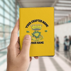 Personalized Rose Of The Seven Seals RSS Masonic Passport Holder