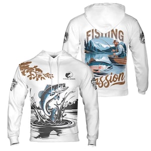 Custom Name Unisex Novelty Fishing Passion Gifts For Men Hoodie S-5XL
