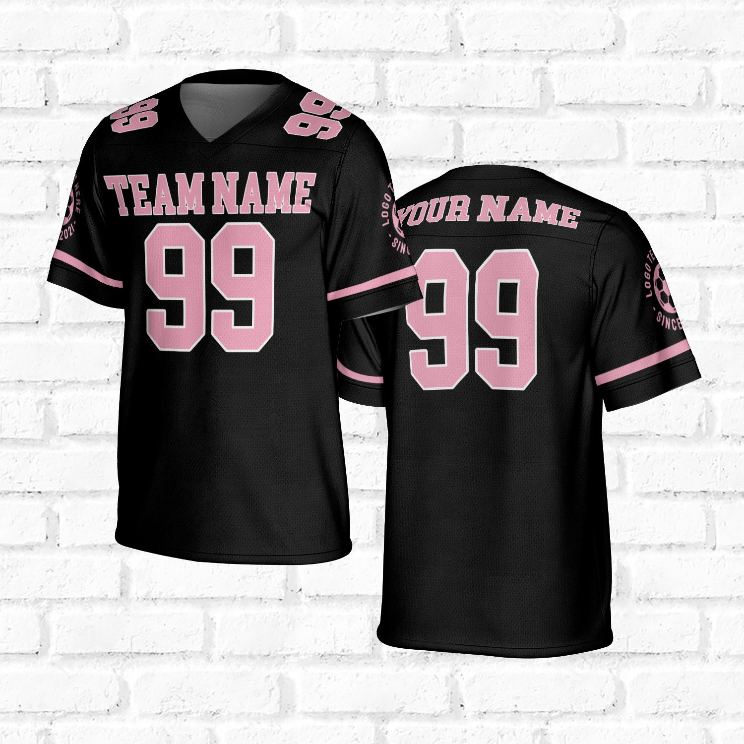 Discover Custom Name Team Name Color 3D All Over Print Football Jersey Shirt