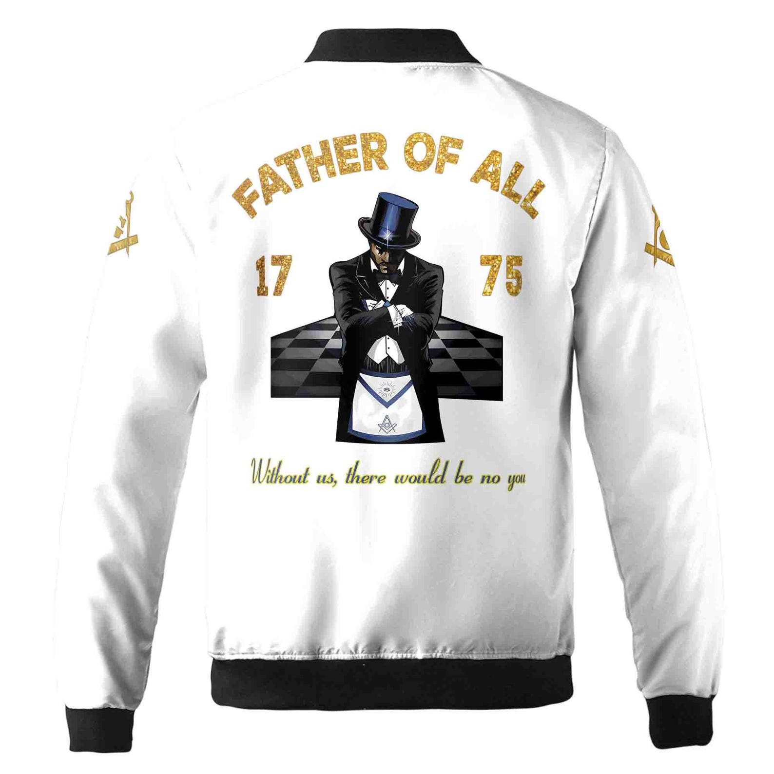 Personalized Freemason Father of All Golden Line Bomber Jacket S-5XL - Etsy