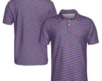 Funny Colorful Footprints Gift Golf Men's Polo Shirt S-5XL