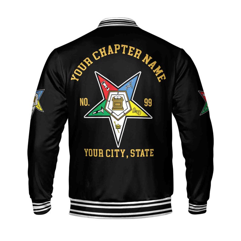 Custom Name Chapter OES Order of Eastern Star, Pentagon Down Unisex ...