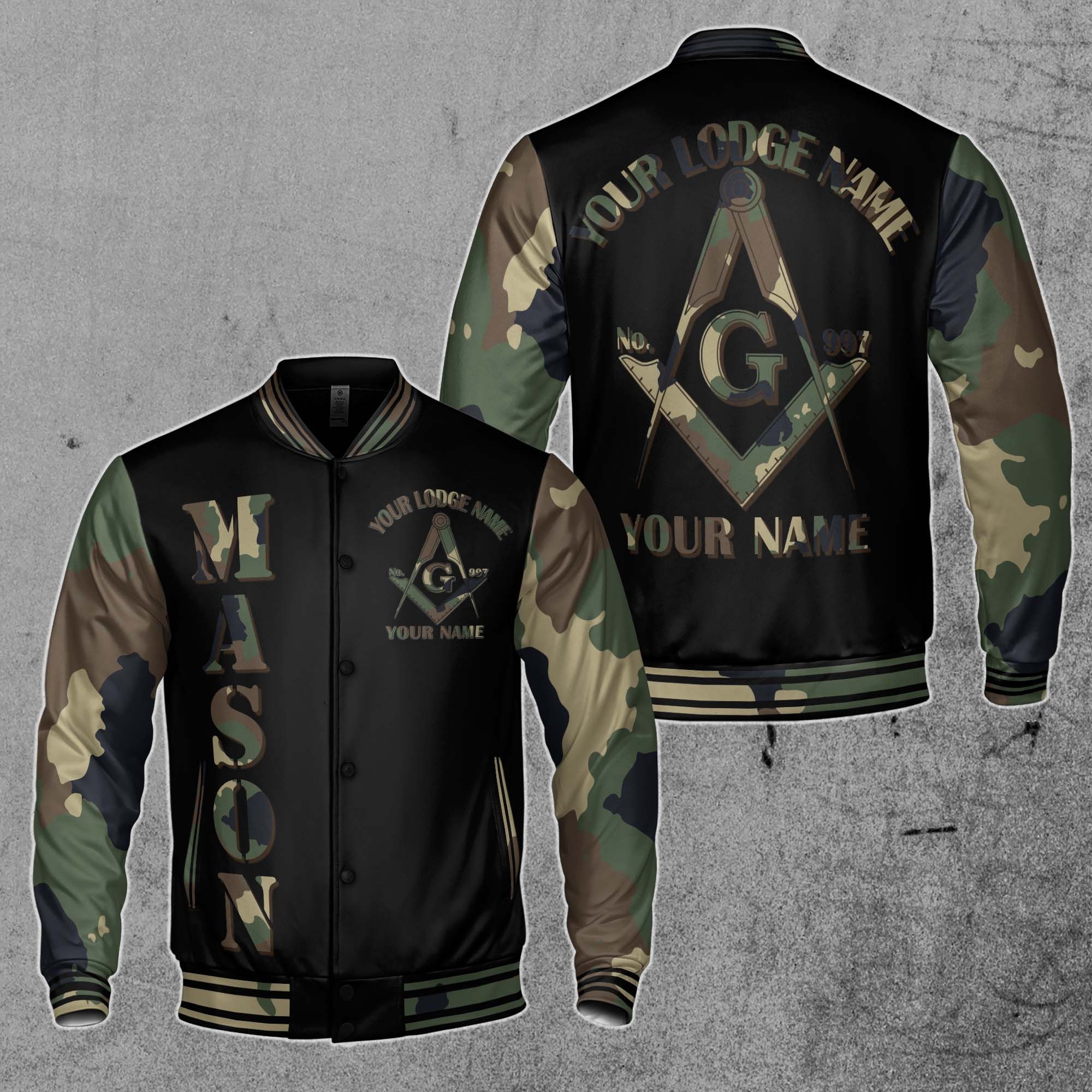 Masonic Varsity Jacket Etsy