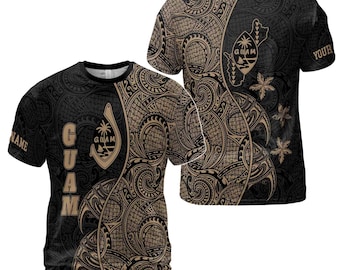 Maglietta personalizzata Guam Maglietta 3D Guam S-5XL