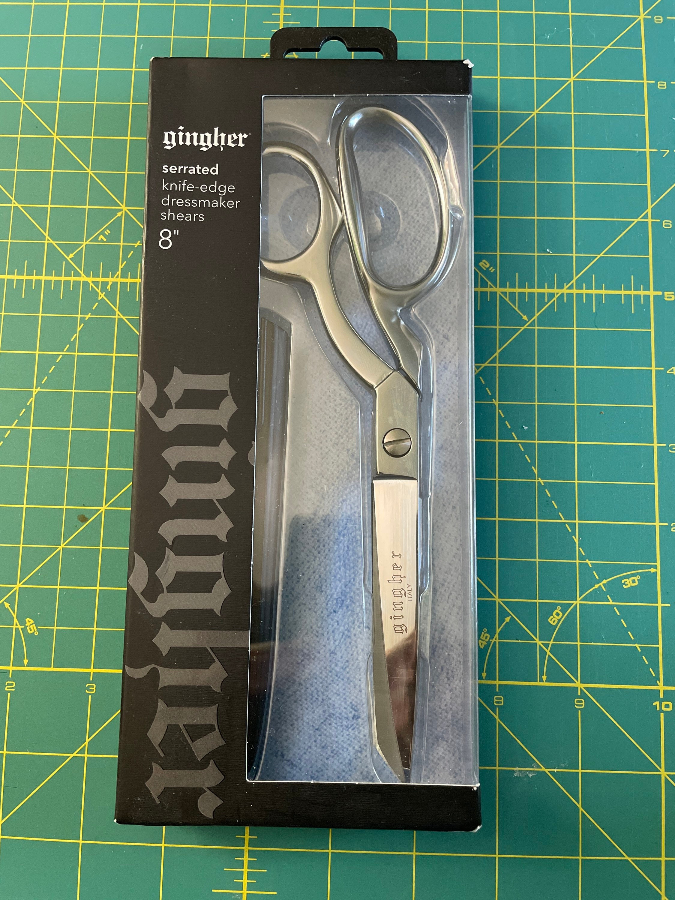 Gingher Serrated Knife Edge Dressmaker's Shears 8