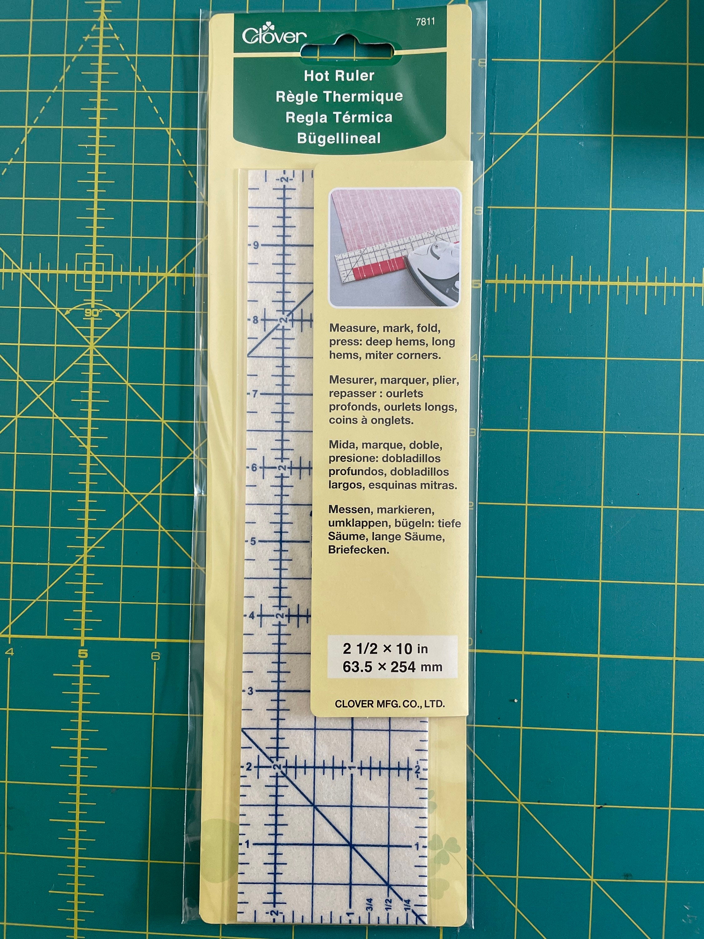 How To Hem with the Hot Ruler by Clover 