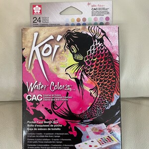 Sakura Koi Watercolors Pocket Field Sketch Box~24 Colors