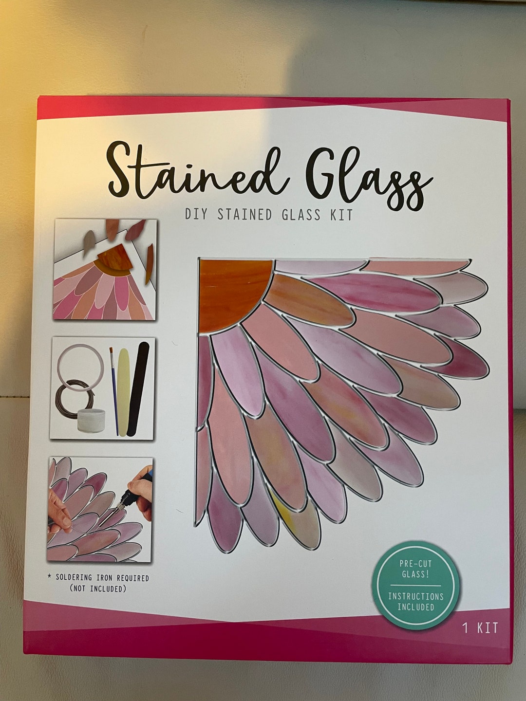 American Crafts Stained Glass Kit Etsy