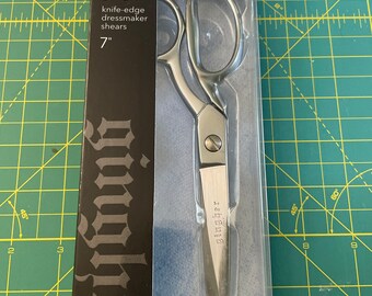 GINGHER 7” knife-edge dressmaker shears