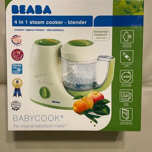 Babycook The Original Babyfood Maker Beaba 4 In 1 Steam Cooker-Blender image 1