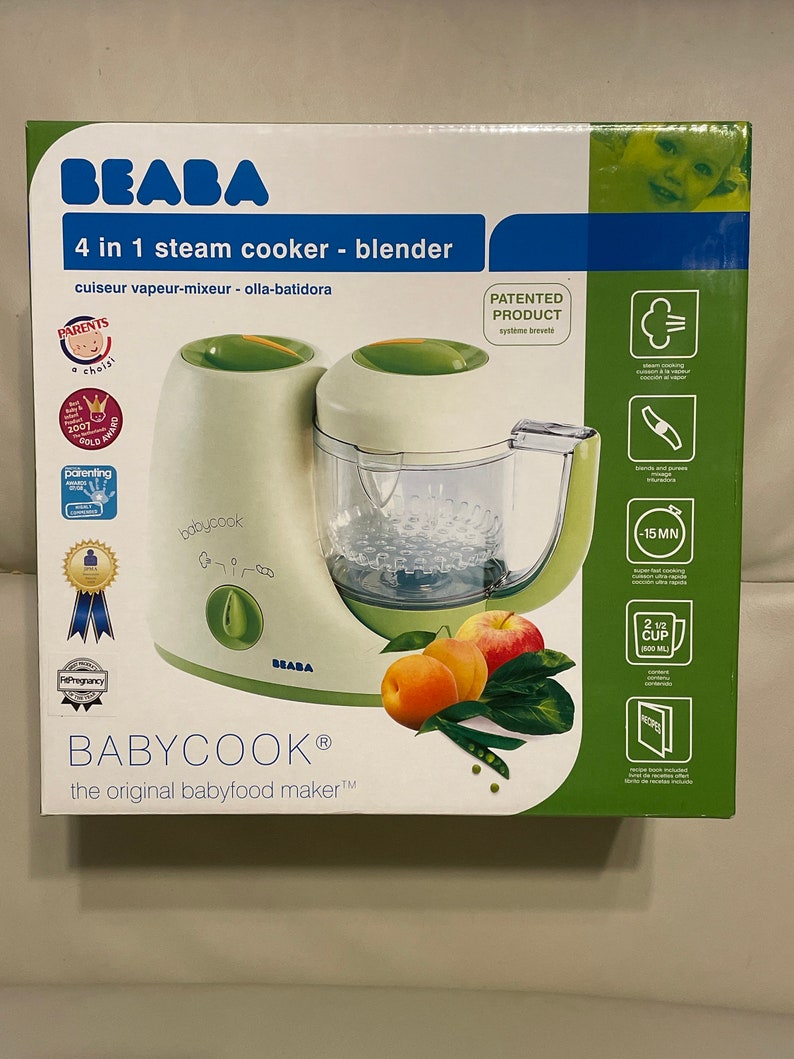 Babycook The Original Babyfood Maker Beaba 4 In 1 Steam Cooker-Blender image 1