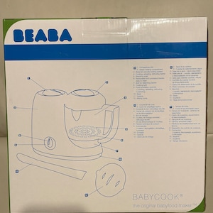 Babycook The Original Babyfood Maker Beaba 4 In 1 Steam Cooker-Blender image 2