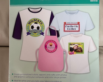 June Tailor Iron-On Light T-Shirt Transfer For Inkjet Printers