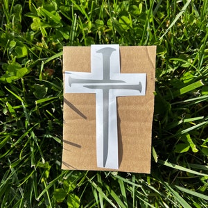 Nail Cross Decal