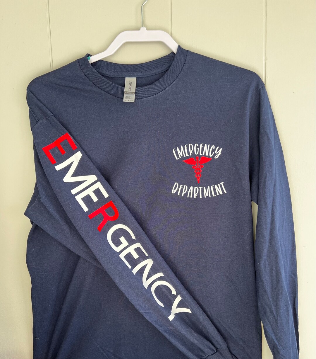 Emergency Department Long Sleeve Shirt Etsy
