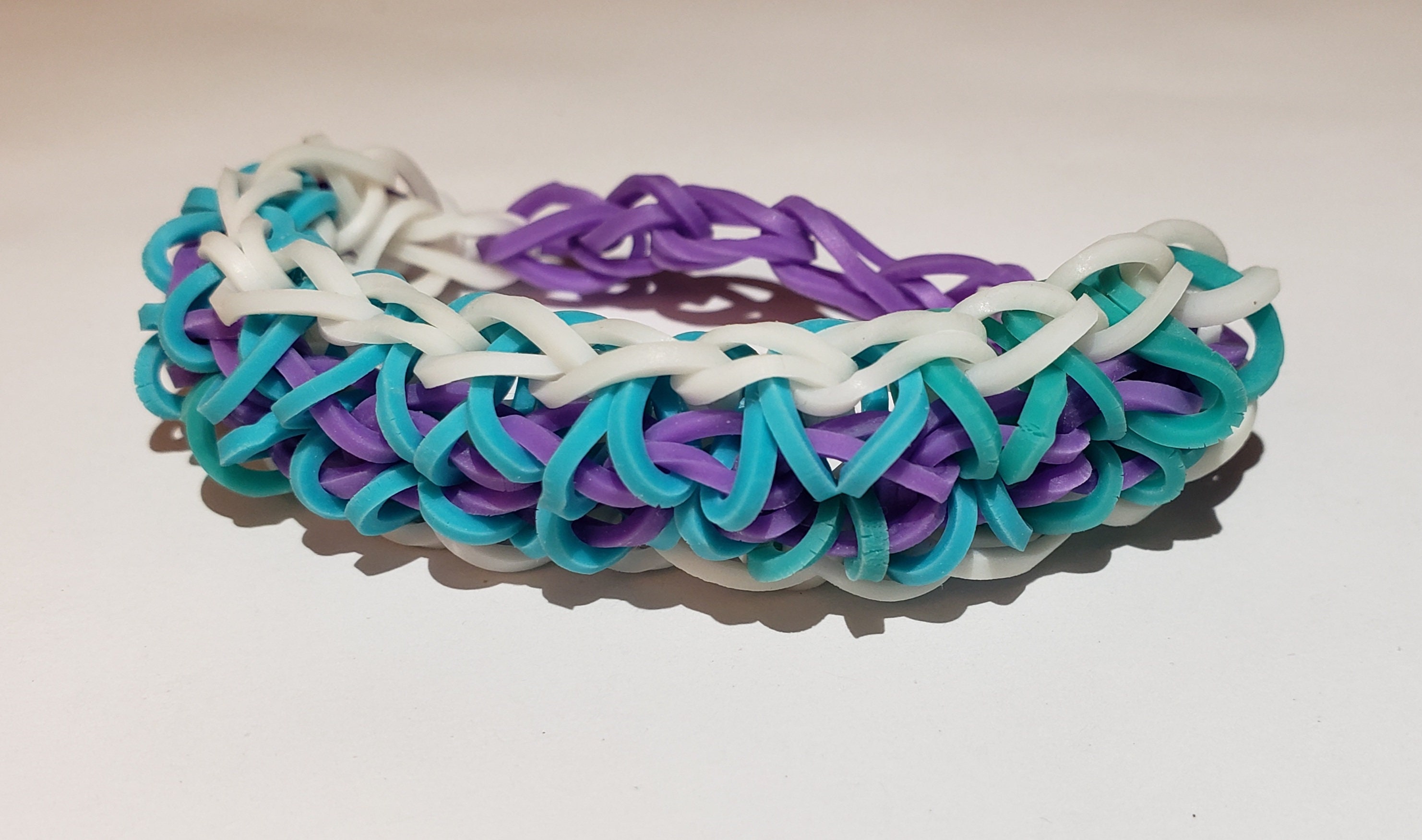 Rainbow Loom Armband/Gummibänder Armband Regenbogen Loom Etsy