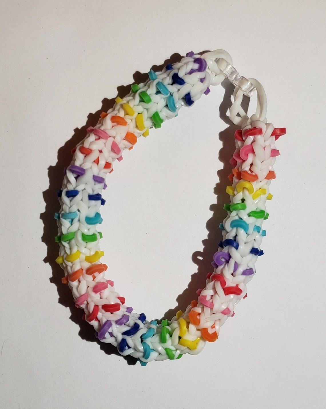 Rainbow Loom Armband/Gummibänder Armband Regenbogen Loom Etsy
