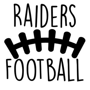 Raiders Football SVG