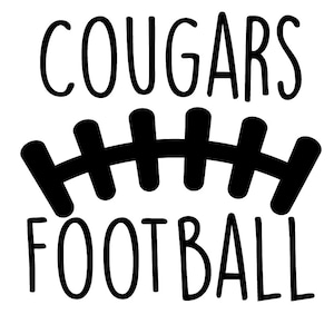 Cougars Football SVG