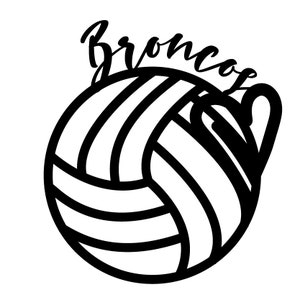 Broncos Volleyball SVG