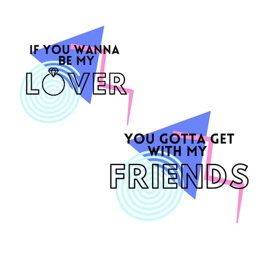 If You Wanna Be My Lover übersetzung If You Wanna Be My Lover SVG Gotta Get With My Friends SVG - Etsy