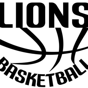 Lions Basketball SVG