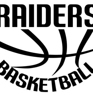 Raiders Basketball SVG