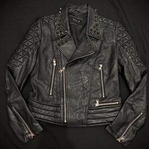 Hedi Slimane Leather Jacket - Etsy