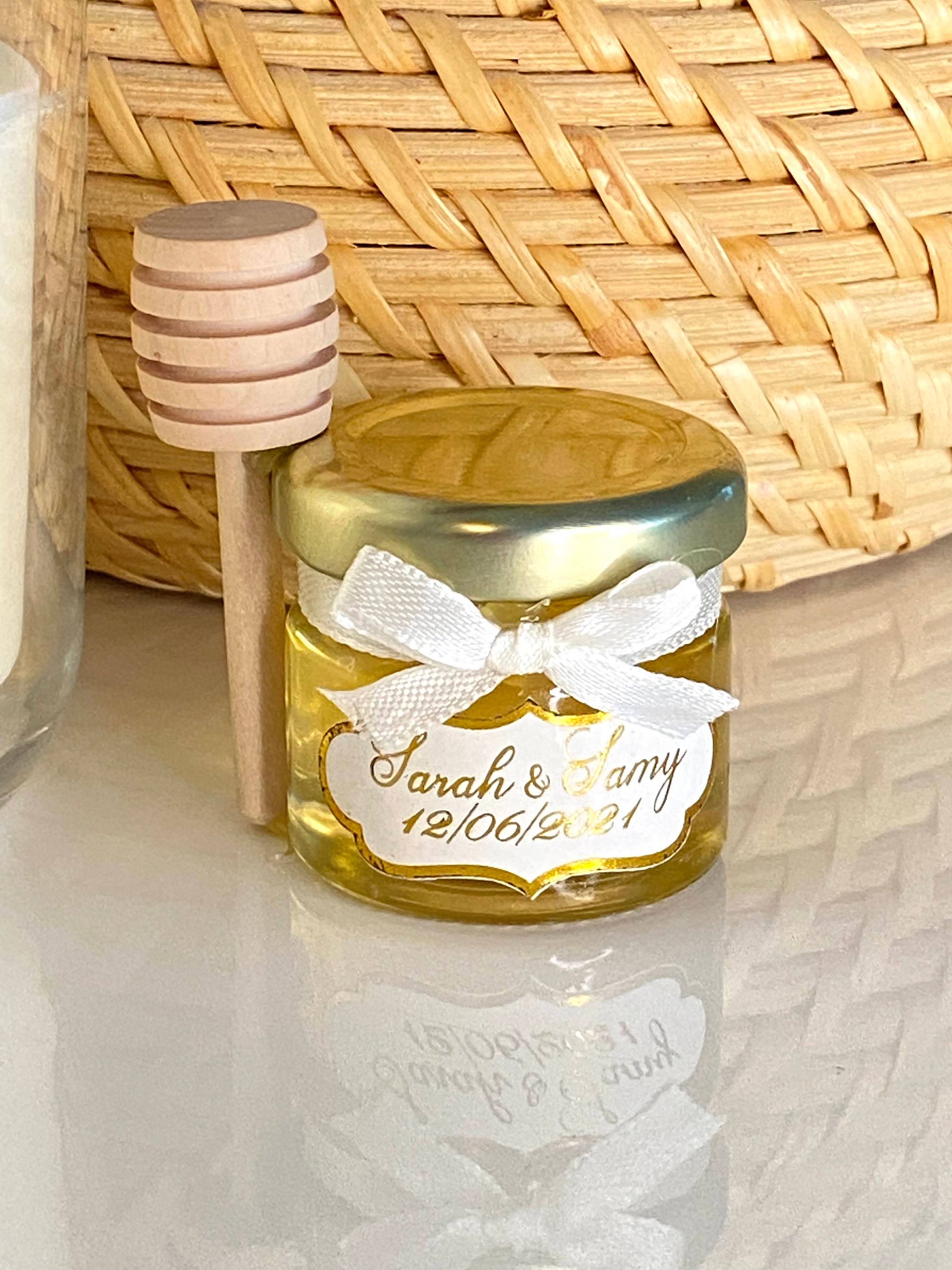 Mini pot de miel de 30g + mini cuillère en bois – Le miel des rois