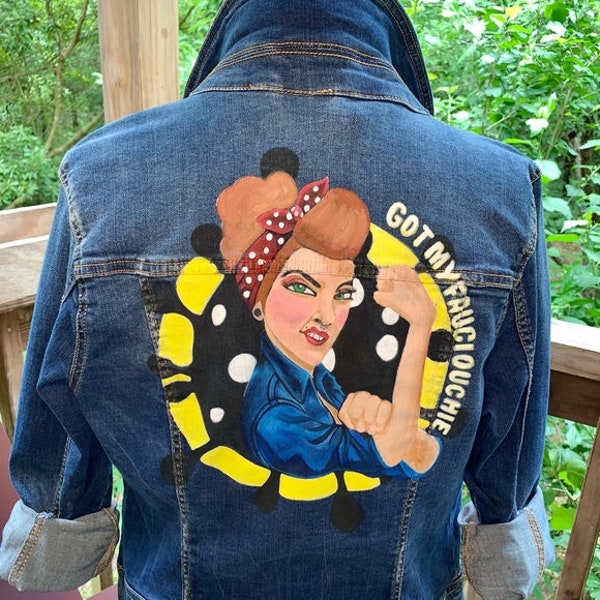 Got My Fauchi Ouchie-Custom Denim by chaosxanarchy