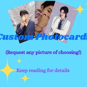 Custom photocards