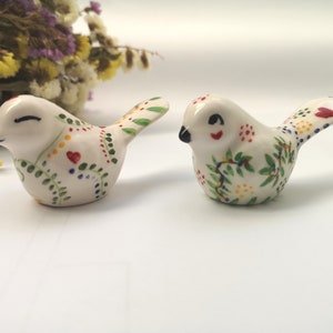 Portuguese Tiny Birds Couple, Heart Birds, Ceramic Birds, Portugal Pottery, Portugal Swallows, Keramik Portugal