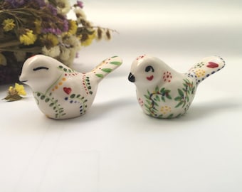Portuguese Tiny Birds Couple, Heart Birds, Ceramic Birds, Portugal Pottery, Portugal Swallows, Keramik Portugal