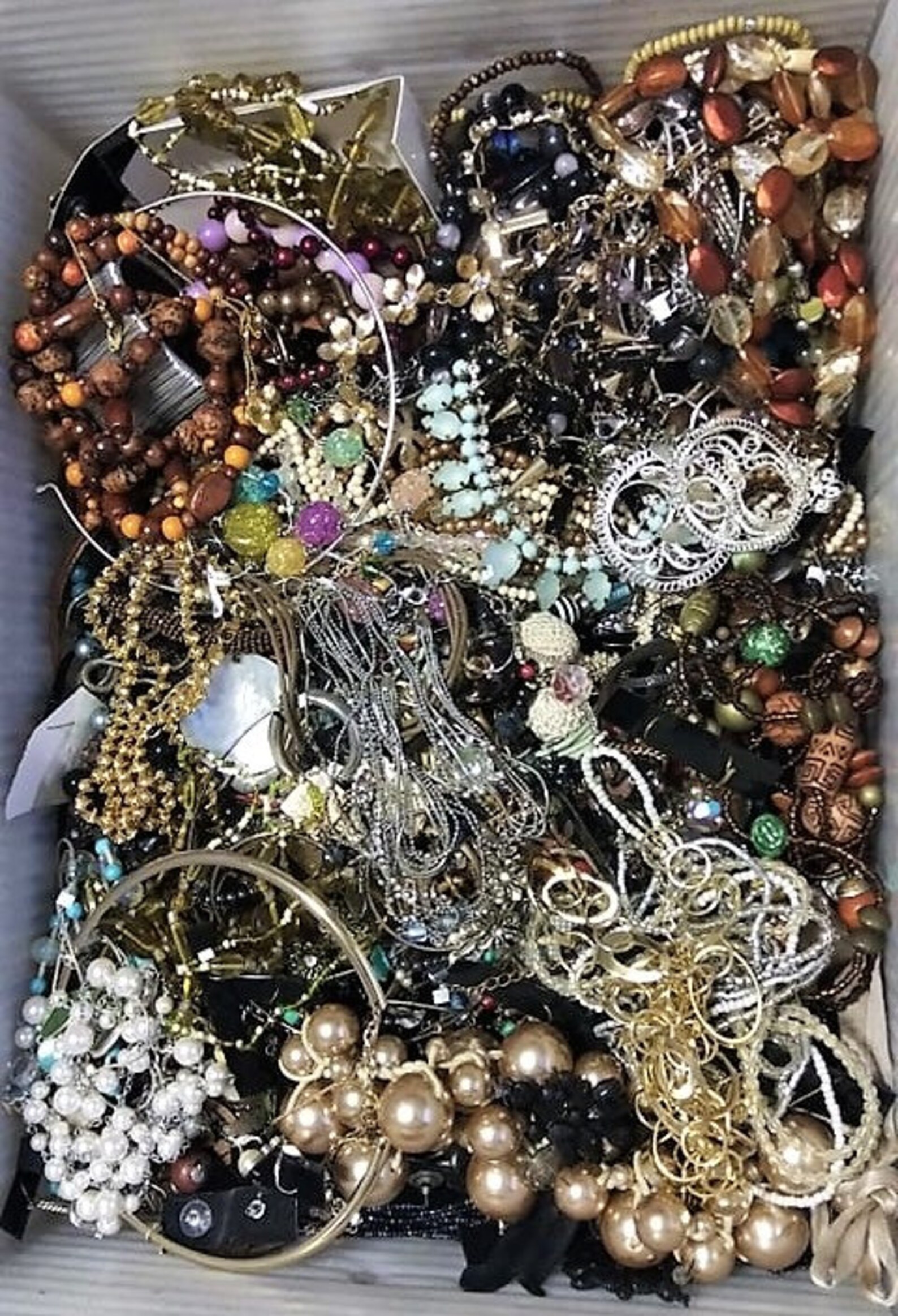 10 lbs Jewelry Lot Junk box Vintage to Modern Mixture | Etsy