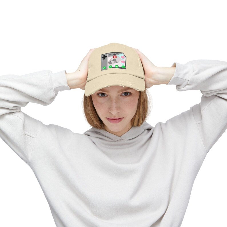 Retro Taschenspiel Konsolen Cap | 90er Jahre RPG Pixel Controller Kappe Bild 7