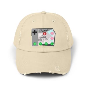 Retro Handheld Game Console Cap | 90s RPG Pixel Controller Hat