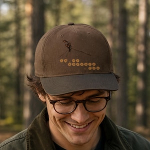 Casquette de baseball bicolore In My Voyager Era | Cadeau chapeau unisexe sonde spatiale NASA