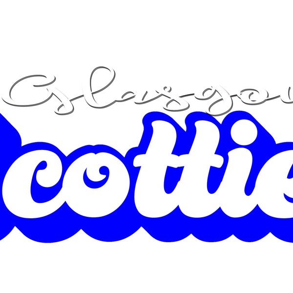 Glasgow Scotties/Digital Download/Png File