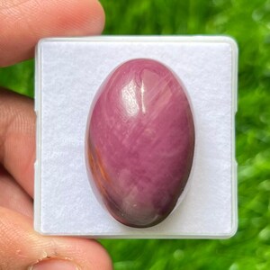 100% Natural Ruby Cabochon Oval Shape Natural Ruby Size 33x22x16 MM 1 Piece Natural Ruby Loose Gemstone For Making Jewelry