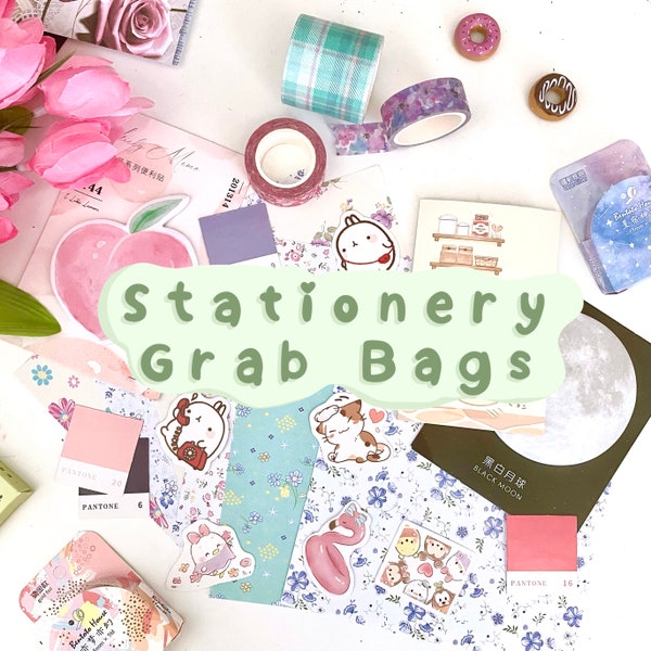 Asian Stationery Grab-Bags | Random Kawaii Selections | Cute | Planner | Journal