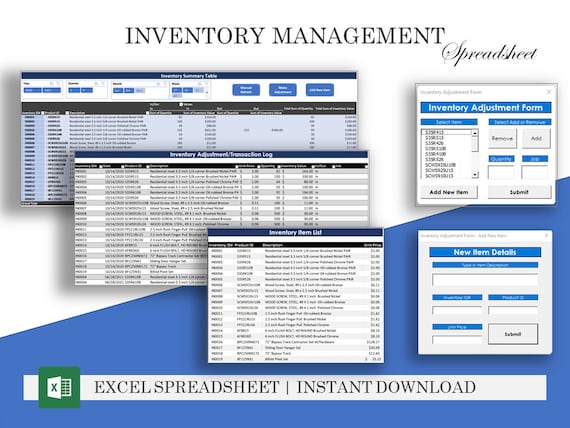 Excel Software Inventory Template