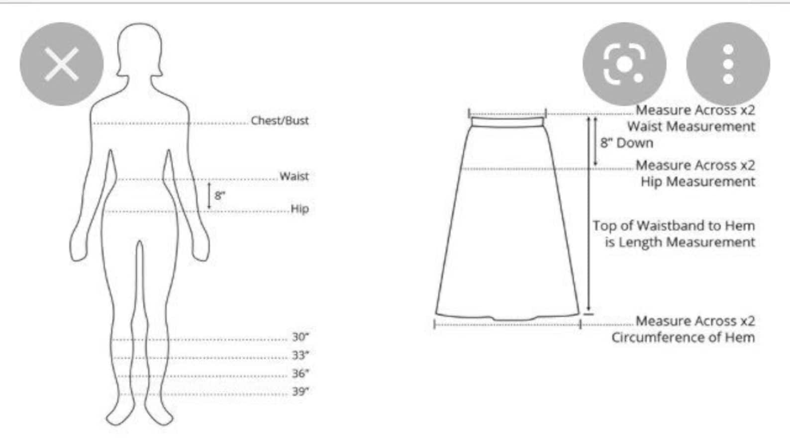 The Pearl Navy Denim Skirt custom Sized - Etsy