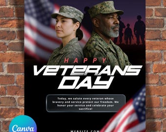 Veterans Day Flyer Template