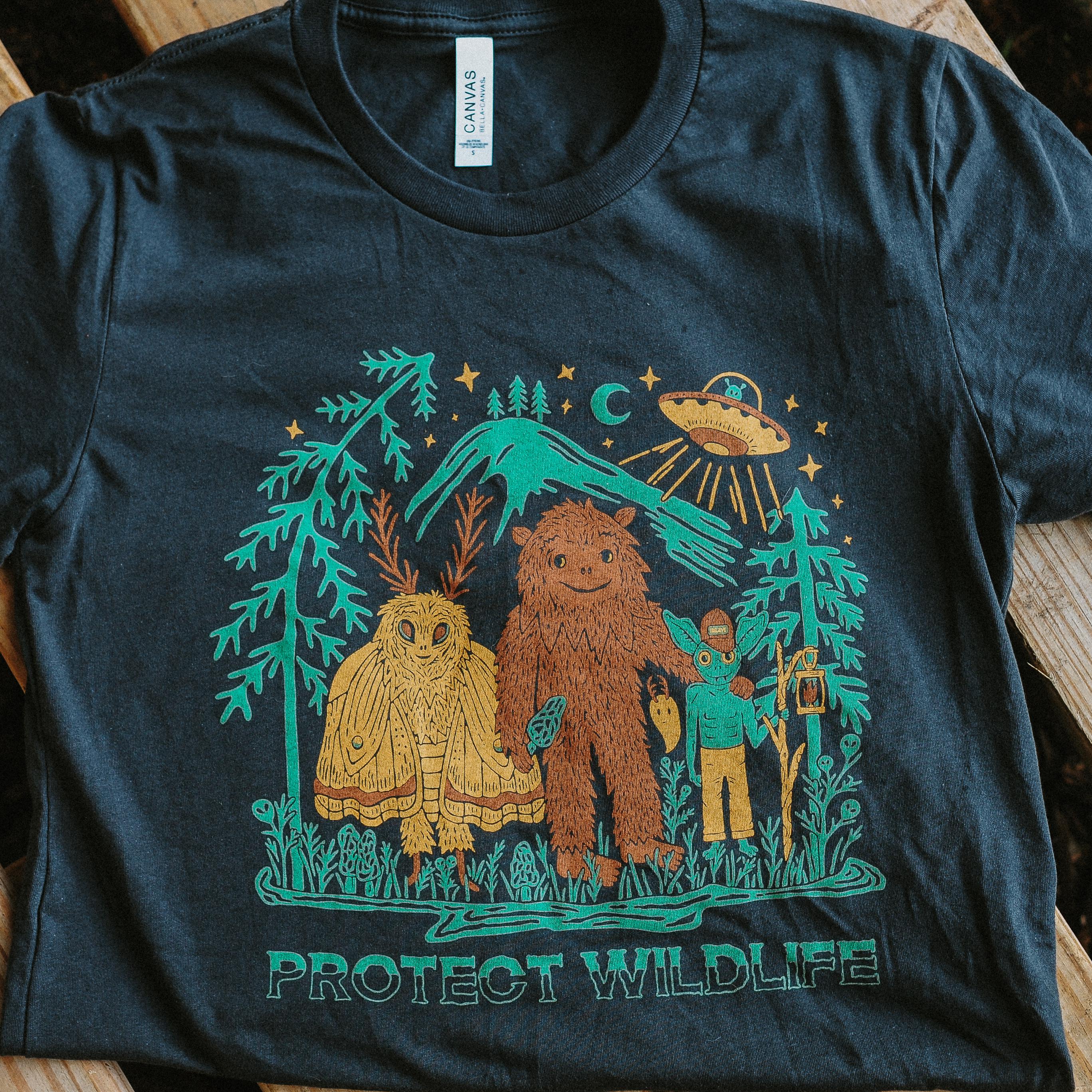 Cryptid Shirt, Bigfoot Shirt, Mothman Shirt, Appalachia Shirt, Cryptid ...