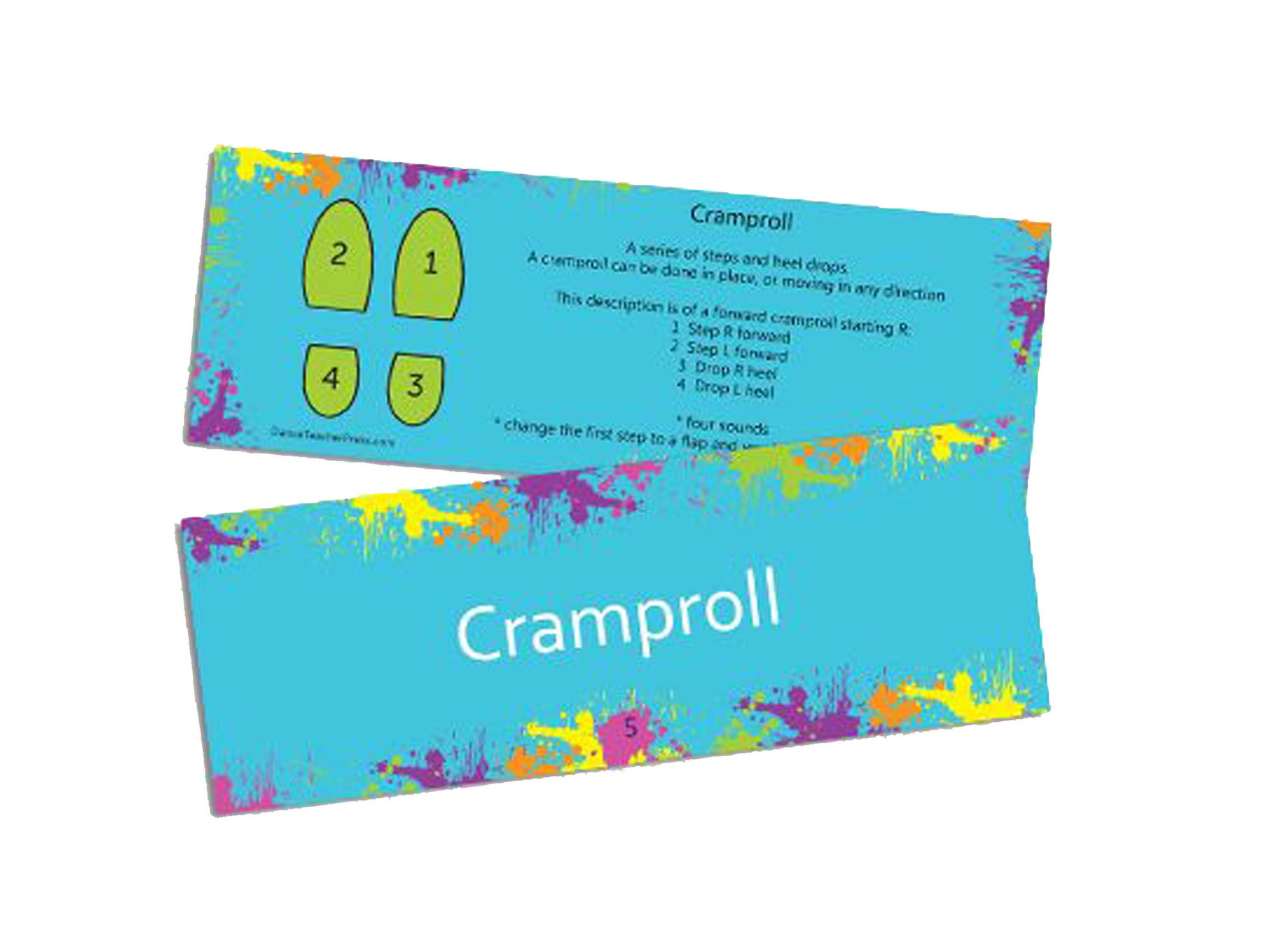 Tap Dance Flash Cards Etsy