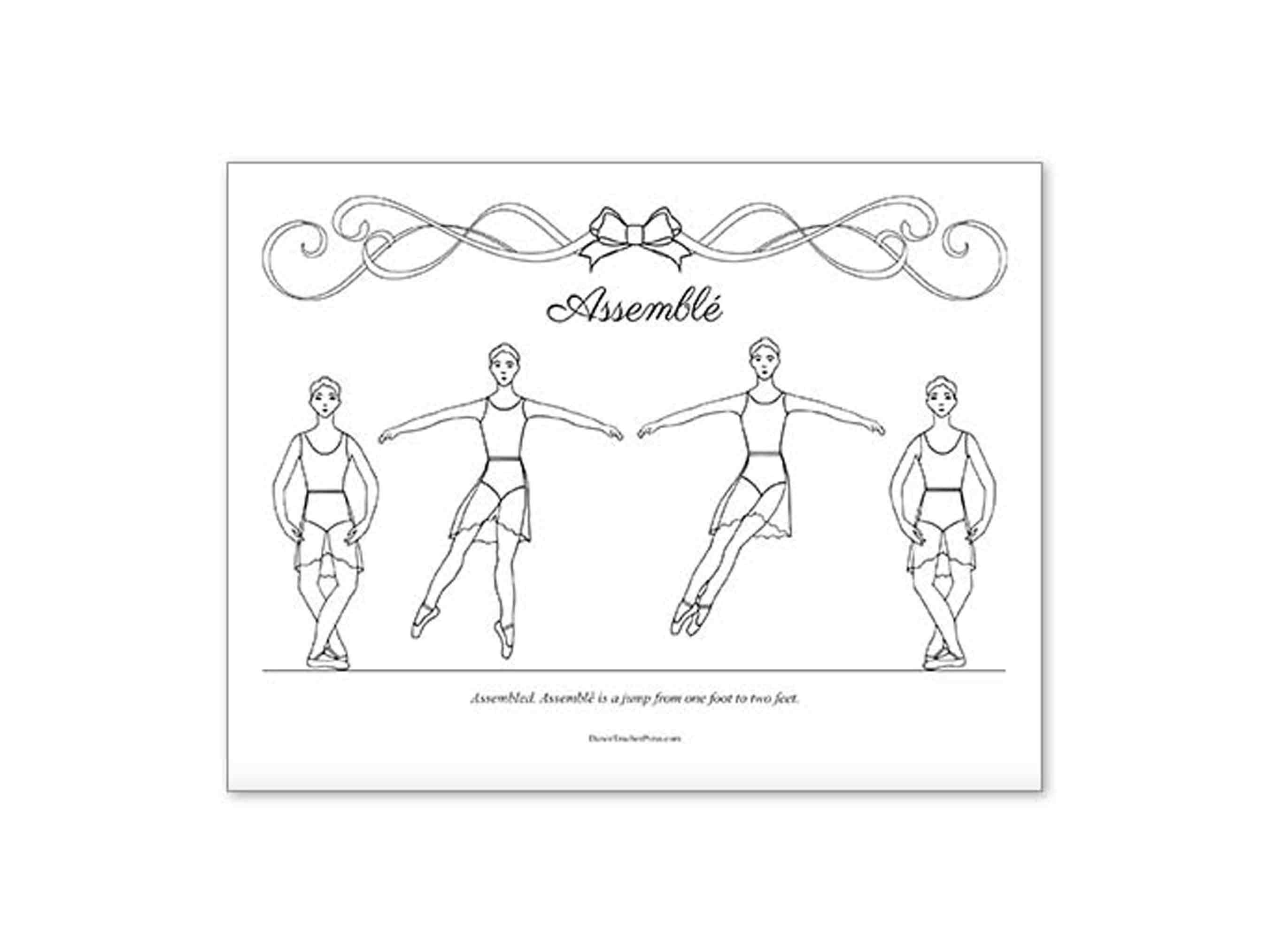 Petite Allegro Coloring Sheets Etsy